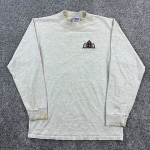 Vintage Cherry‎ Republic Shirt Mens Medium Gray Michigan Northwest Long Sleeve